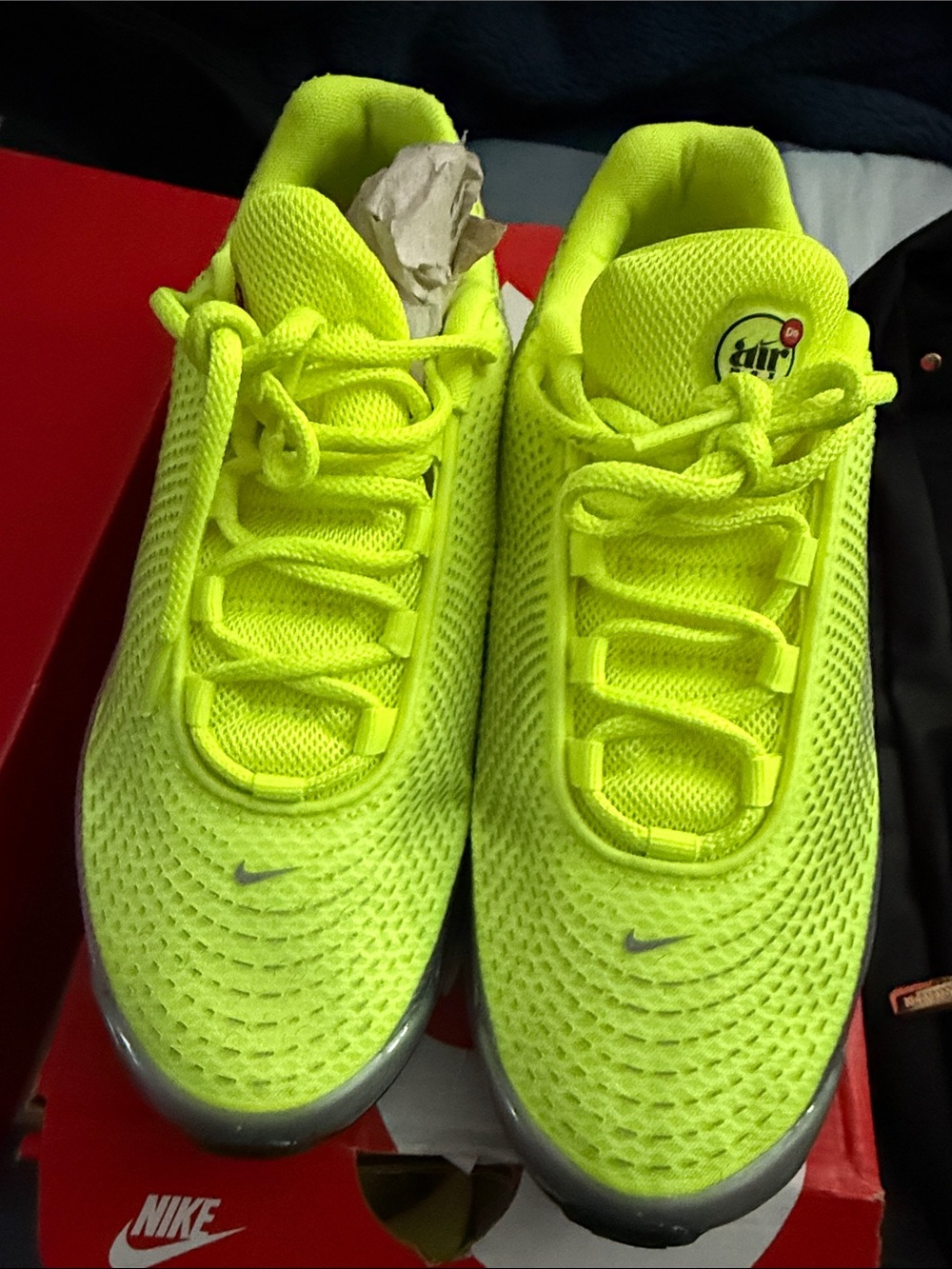 Nike Vibrant Yellow Mesh Running Shoes